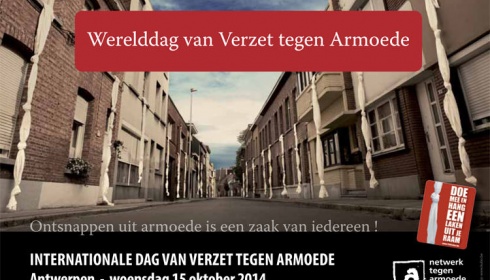 Toneelhuis steunt de Dag van het Verzet tegen Armoede